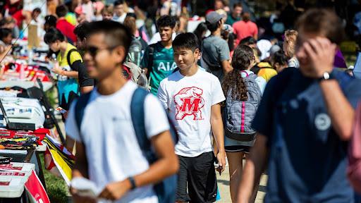 Students flock to the First Look Fair every September to meet representatives of clubs and organizations across campus. Photo by Stephanie S. Cordle