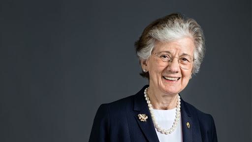 Rita Colwell, a Distinguished University Professor with an appointment in the University of Maryland Institute for Advanced Computer Studies, was the 2020 recipient of the William Bowie Medal from the American Geophysical Union. Photo by John T. Consoli