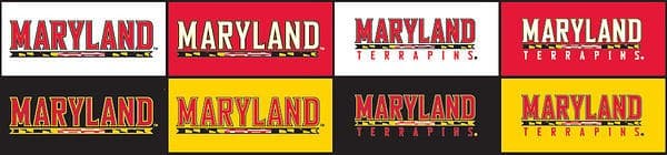Primary word mark for the University of Maryland's Department of Intercollegiate Athletics.